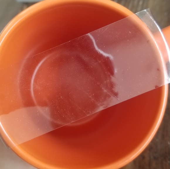 Rae Dunn Orange Pumpkin Fall Holiday Mug Coffee Cup Wood Lid with Leaf NWT - Picture 8 of 9